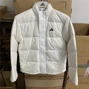 阿迪达斯WIND.RDY3-STRIPES女士冬季保暖运动羽绒服IS4795