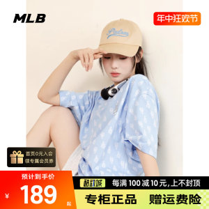 MLB字母帽子棒球男女2024