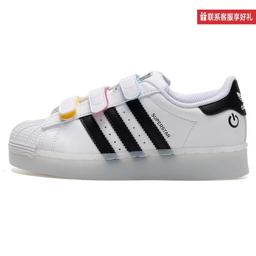 adidas阿迪达斯儿童鞋 新品春季新款运动鞋轻便户外休闲鞋 JI0506