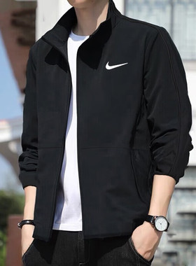 NIKE耐克夹克男2025春秋款立领运动服风行者长袖防风衣外套DM6620