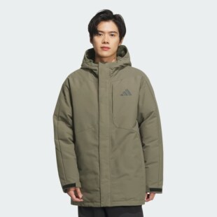 Adidas阿迪达斯新款男运动休闲连帽保暖羽绒服外套JY4212 /JY4213