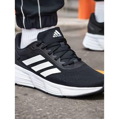 阿迪达斯男鞋女鞋夏季新款缓震运动网面轻便耐磨透气跑步鞋JQ7499