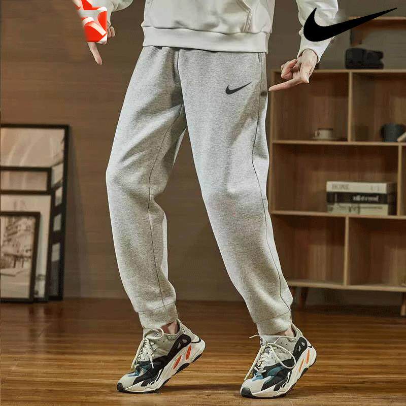 Nike耐克裤子正品灰色束脚裤男裤夏季正品运动裤长裤薄款休闲卫裤