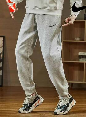 Nike耐克裤子正品灰色束脚裤男裤夏季新款运动裤长裤薄款休闲卫裤