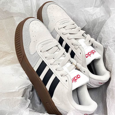 阿迪达斯板鞋男夏季新款高美风复古小白鞋运动鞋德训低帮鞋JP8232