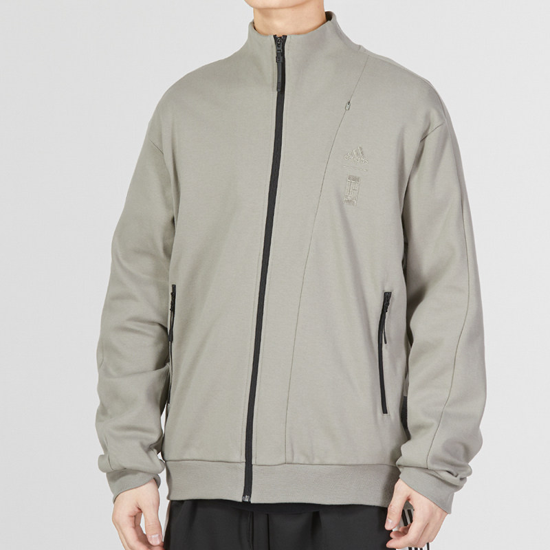 Adidas阿迪达斯外套男正品正品武极运动服休闲防风立领夹克IA8128