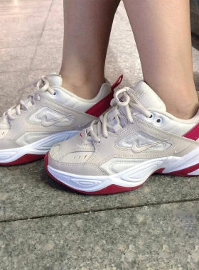 Nike耐克M2K鞋子冬季新款女鞋厚底运动鞋轻便老爹鞋跑步鞋AO3108