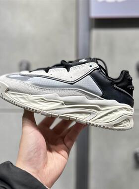 阿迪达斯男女鞋冬季新款复古三叶草运动NITEBALL情侣老爹鞋S24139