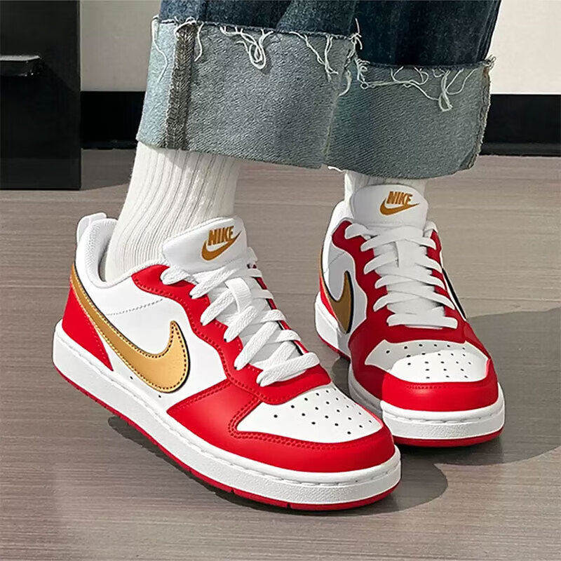 Nike耐克鞋子正品年正品红色女鞋轻便运动鞋低帮滑板鞋休闲鞋旅行