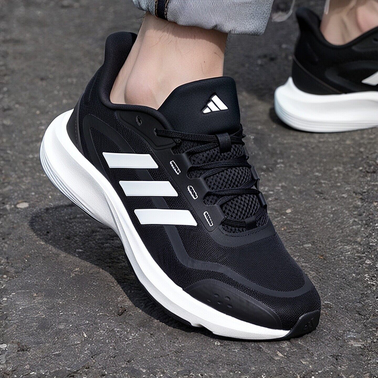 adidas/阿迪达斯网面男鞋夏季透气轻便运动休闲鞋新款正品跑步鞋