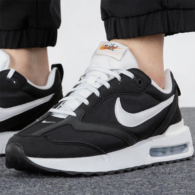 黑色气垫鞋耐克男鞋厚底鞋运动鞋缓震训练鞋Nike正品老爹鞋跑步鞋