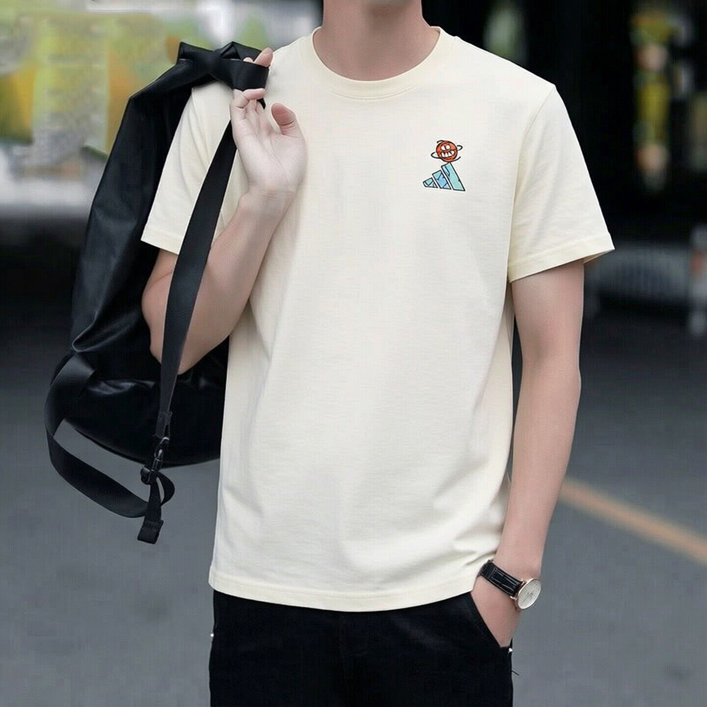 阿迪达斯正品短袖T恤夏季男士宽松休闲青少年篮球半袖运动上衣