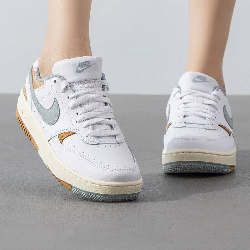 Nike耐克鞋子正品拼接板鞋厚底运动鞋夏季新款低帮女鞋增高休闲鞋