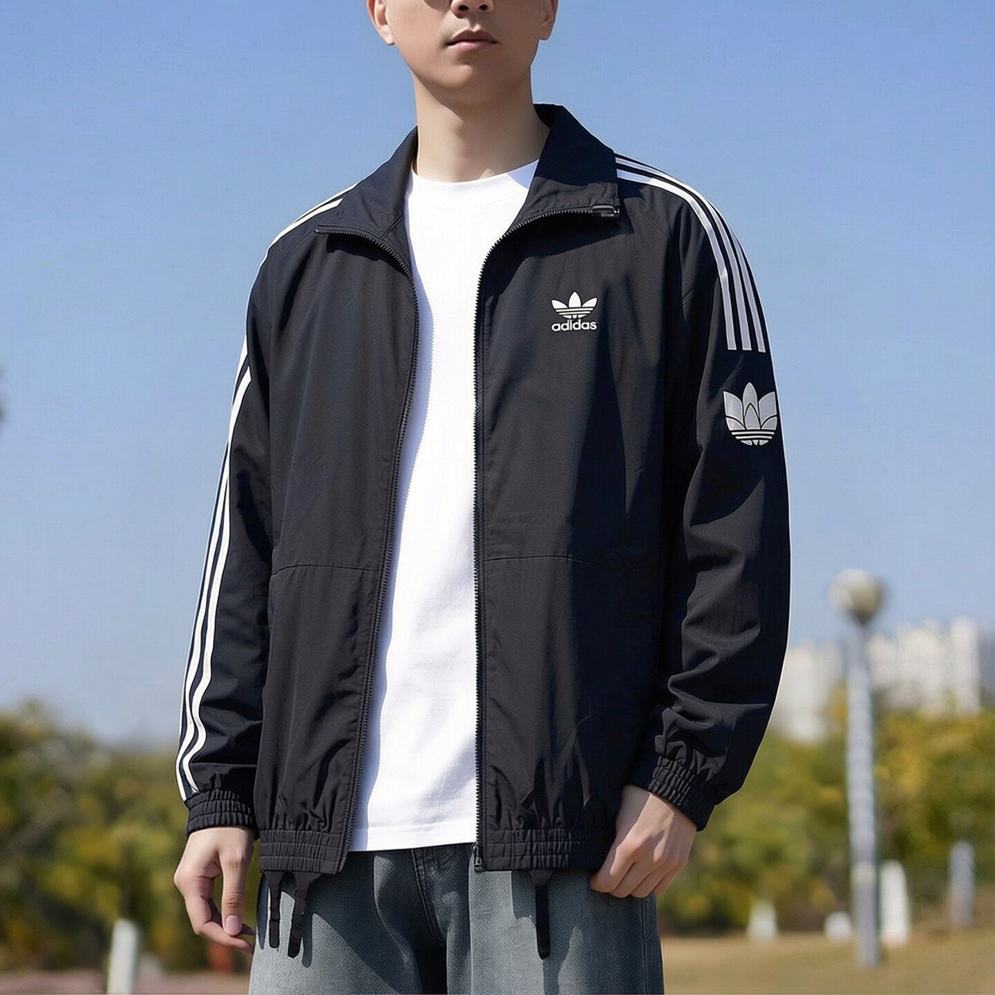 阿迪达斯三叶草外套男装