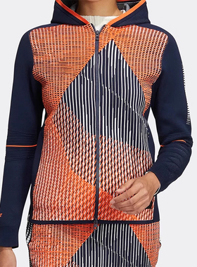 Adidas/阿迪达斯正品PRIMEKNIT JKT高尔夫防风运动女子外套HG1671