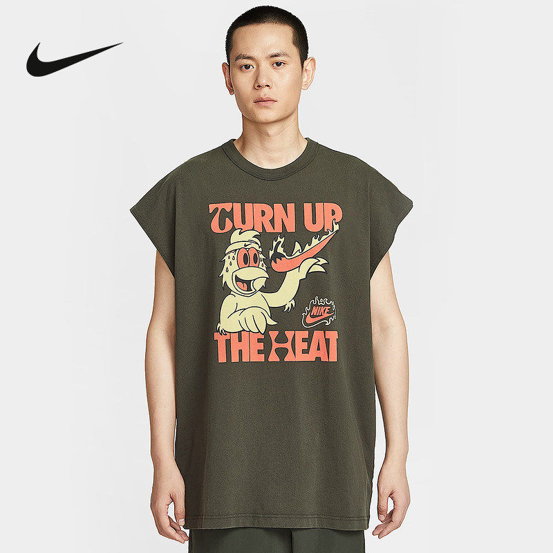 Nike耐克背心男夏季卡通
