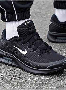 Nike耐克鞋子春季新款运动鞋气垫男鞋厚底跑步鞋黑色网面鞋IM5072