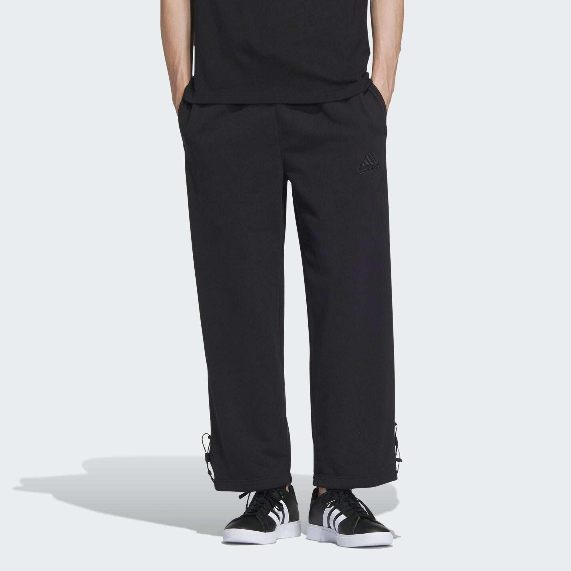 Adidas/阿迪达斯正品男士可调节直筒运动休闲九分裤IT3968