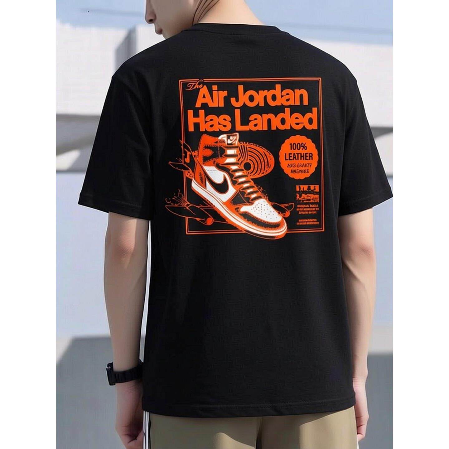 Jordan乔丹篮球短袖男士正品T恤潮流鞋子印花上衣正品AJ运动半袖