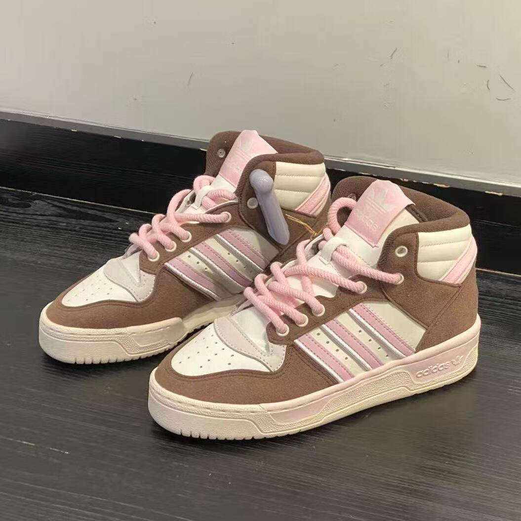 阿迪达斯三叶草休闲鞋男鞋女鞋秋冬新款运动鞋时尚百搭中高帮板鞋