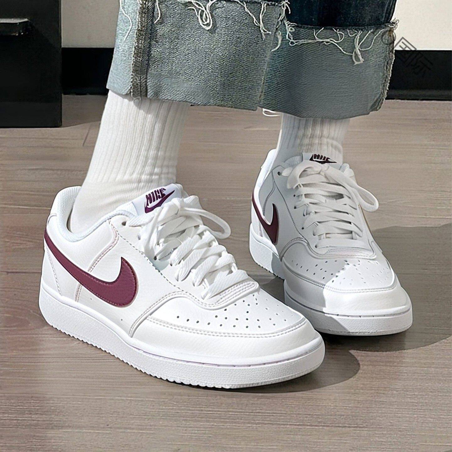 Nike耐克鞋子红色标女鞋正品年正品运动鞋厚底板鞋轻便休闲鞋潮鞋