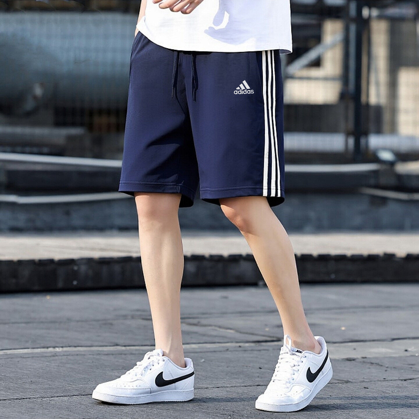 阿迪达斯短卫裤男士夏季