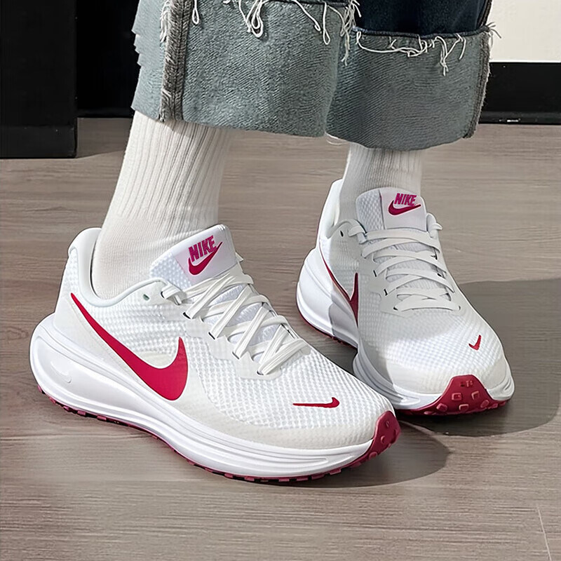 小白鞋耐克女鞋春季正品透气缓震运动鞋Nike跑步鞋训练休闲网面鞋