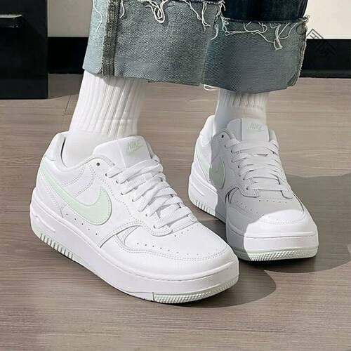 Nike耐克鞋子厚底增高女鞋新款白色运动鞋轻便透气休闲板鞋DX9176