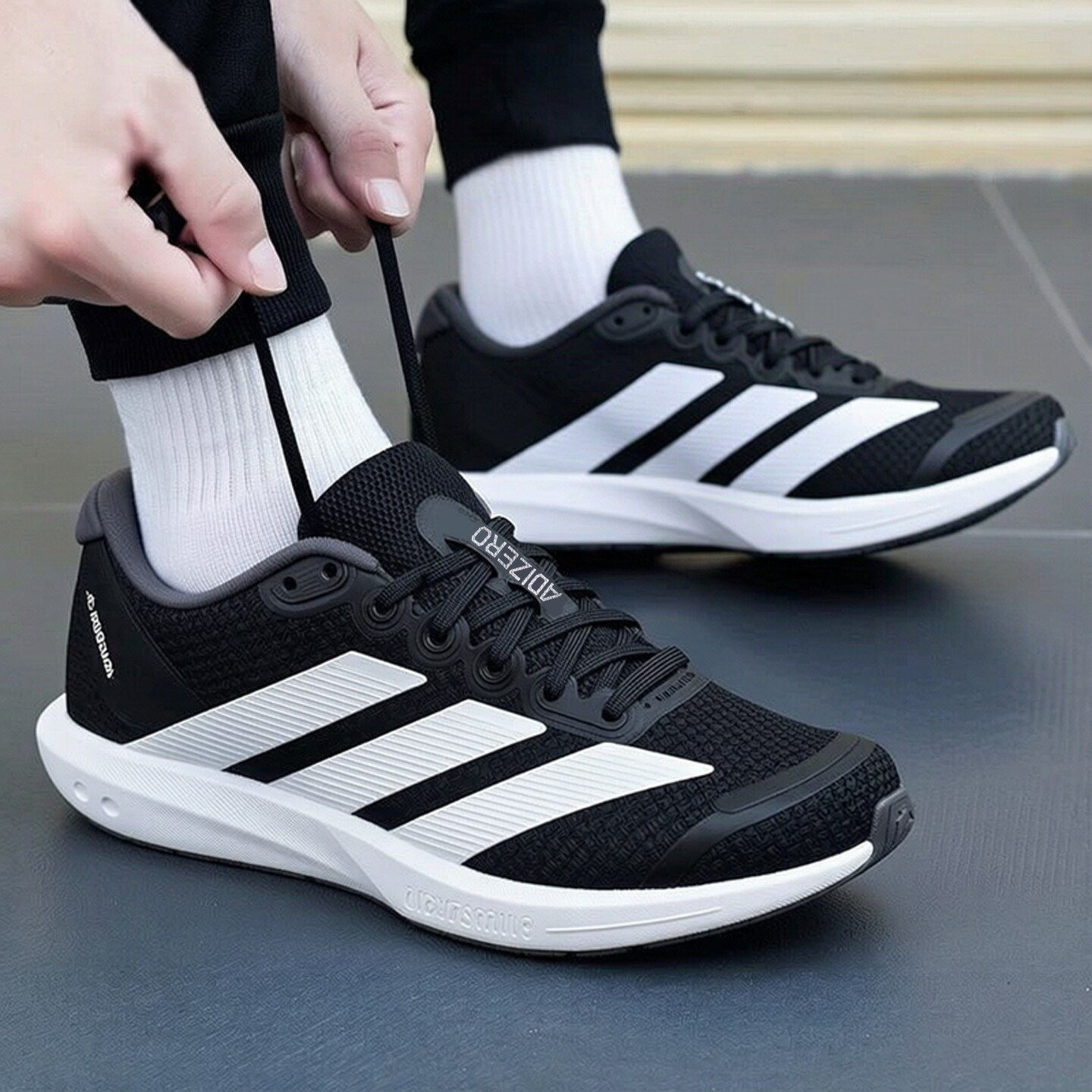 Adidas跑步鞋男夏新款透气缓震轻便ADIZERO BK休闲运动训练男鞋