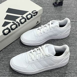 adidas阿迪达斯小白鞋男夏季新款皮面休闲鞋复古低帮网球透气板鞋