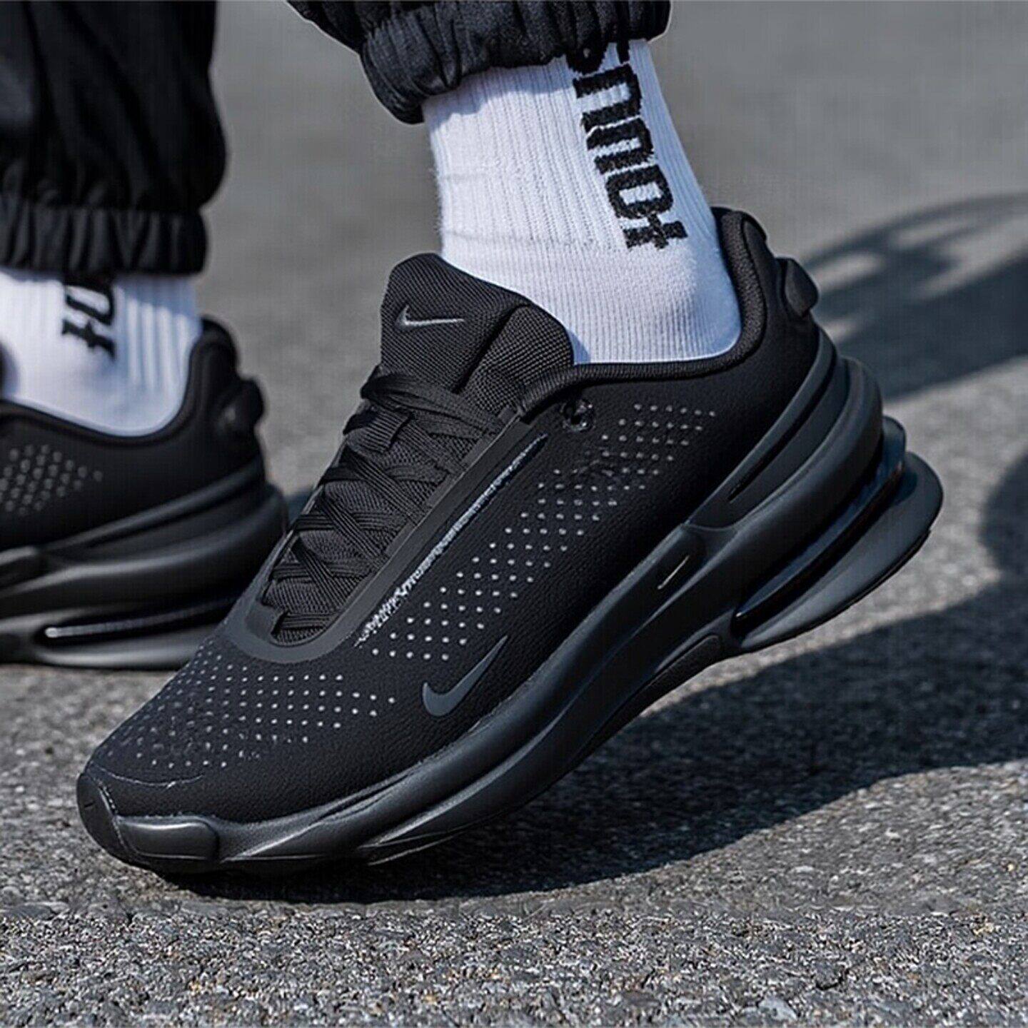 Nike耐克鞋子AIR ZOOM气垫跑步鞋厚底运动鞋正品黑武士男鞋IB2746