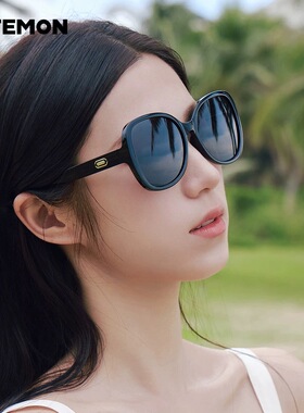 浪特梦26年新款遮阳偏光太阳镜女墨镜防紫外线蝶形简约复古T30165