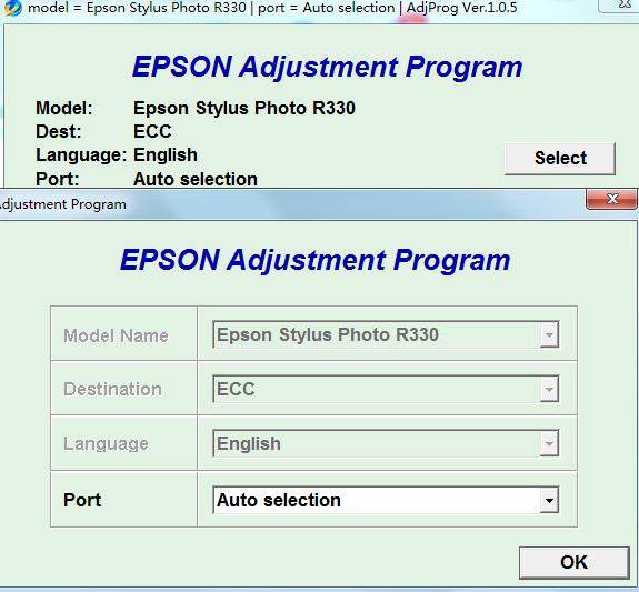 爱普生R330 V1.0.5原版清零软件+图解(有A50刷机还原R330)永久版