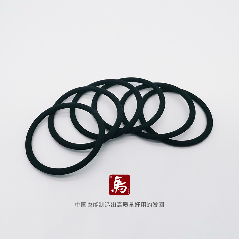 老马运动风无接口黑色橡皮筋发饰