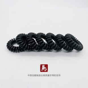老马手工发头饰女网红不勒头无痕高弹力小号电话线发圈头绳橡皮筋