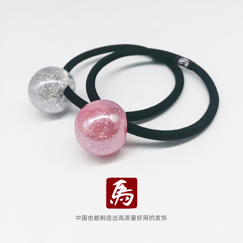 老马发圈手工闪珠高弹运动防滑