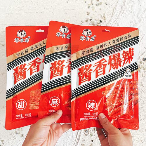 零食房酱香爆辣辣条辣片