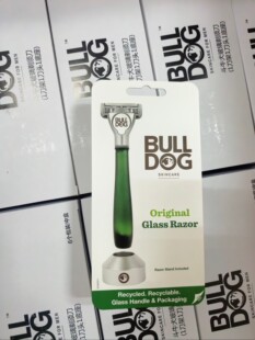 舒适Bulldog斗牛犬竹节剃须刀男士刮胡刀手动剃胡刀刮胡刀5层刀片