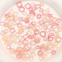 [Градиентный оранжевый порошок] Смешанные цвета 20 г, около 190 шт.