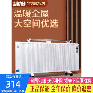 电热取暖器家用卧室电暖器节能省电暖气浴室壁挂式 冬天取暖神器电