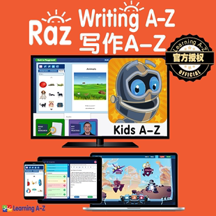 Raz英语分级阅读绘本原版 Raz系列之WritingA 正版 写作A