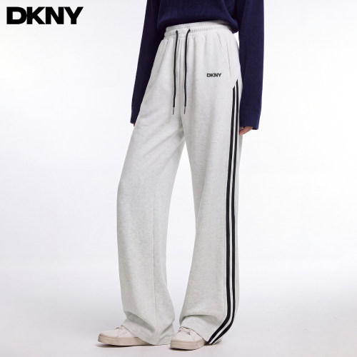 DKNY唐可娜儿美式拼条休闲裤女秋