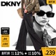 复古风宽松百搭气质阔腿牛仔裤 子时尚 女士休闲 裤 DKNY唐可娜儿春季