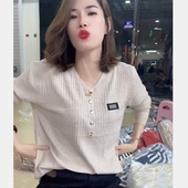 欧货新款 减龄五粒扣毛衣女潮 宽松百搭打底衫 针织衫 女2025秋冬新款