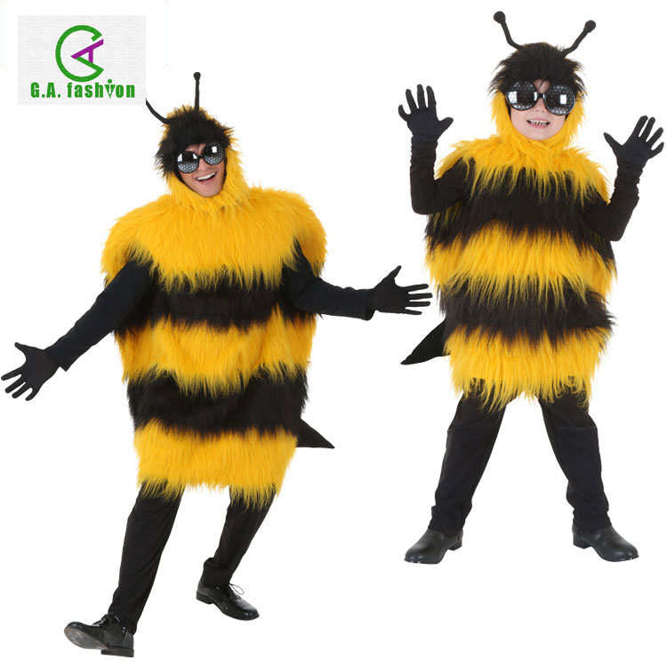 万圣节儿童节亲子舞台表演演出小蜜蜂嗡嗡叫COS蜜蜂大黄蜂服装