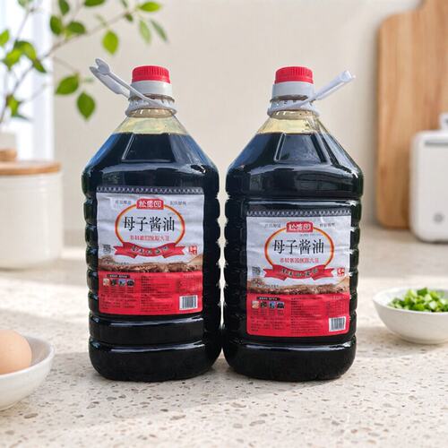 手工酿造酱油绍兴特产母子酱油5kg*2桶壶装做菜商用家用厨师酱油