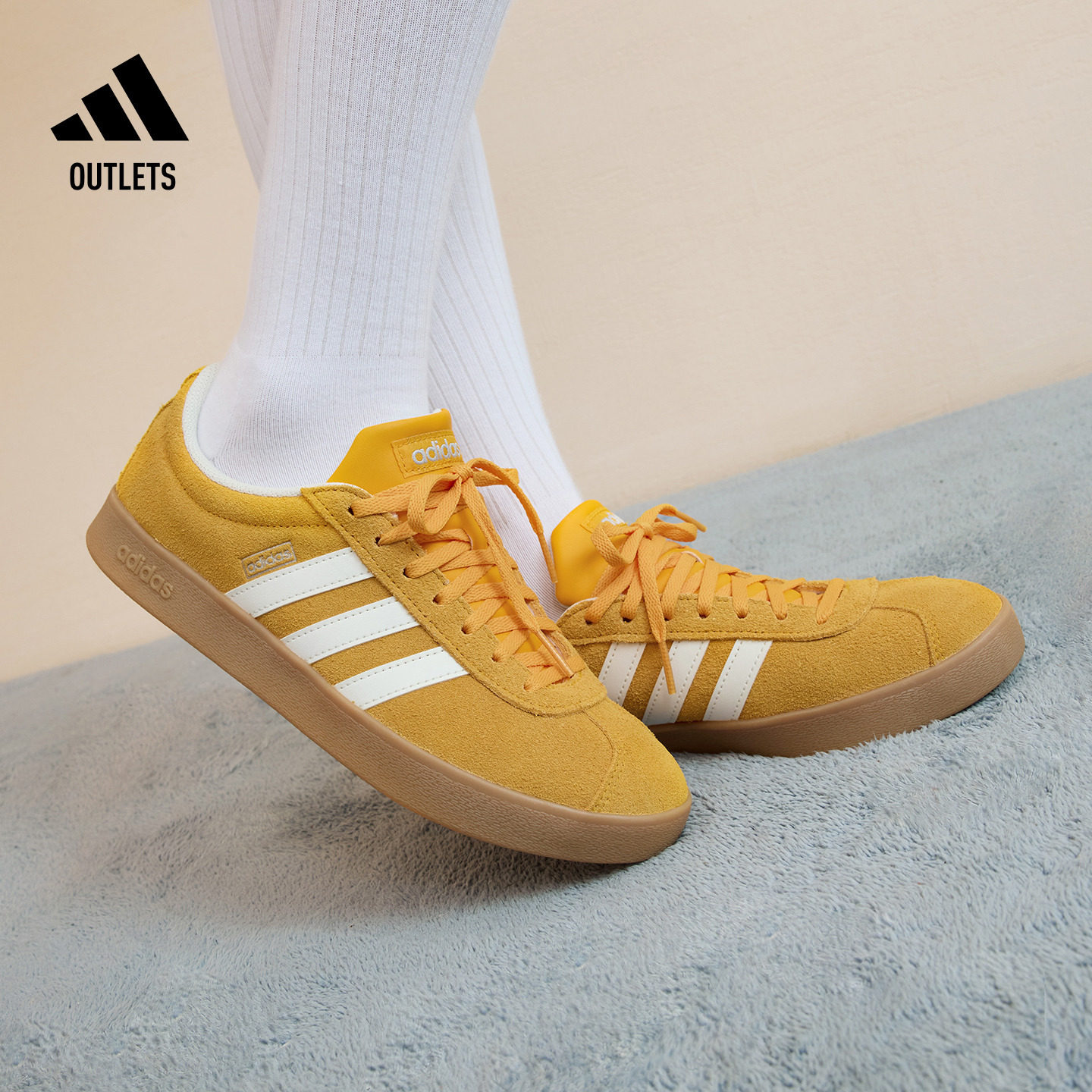 「T头鞋」VL COURT复古休闲板鞋德训鞋男女adidas阿迪达斯轻运动