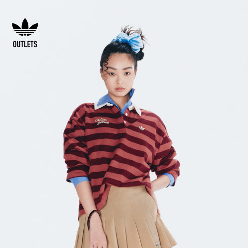 阿迪达斯三叶草女子长袖POLO衫