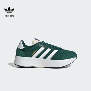 男女adidas阿迪达斯三叶草 RNR复古厚底增高boost运动鞋 T头鞋 CITY