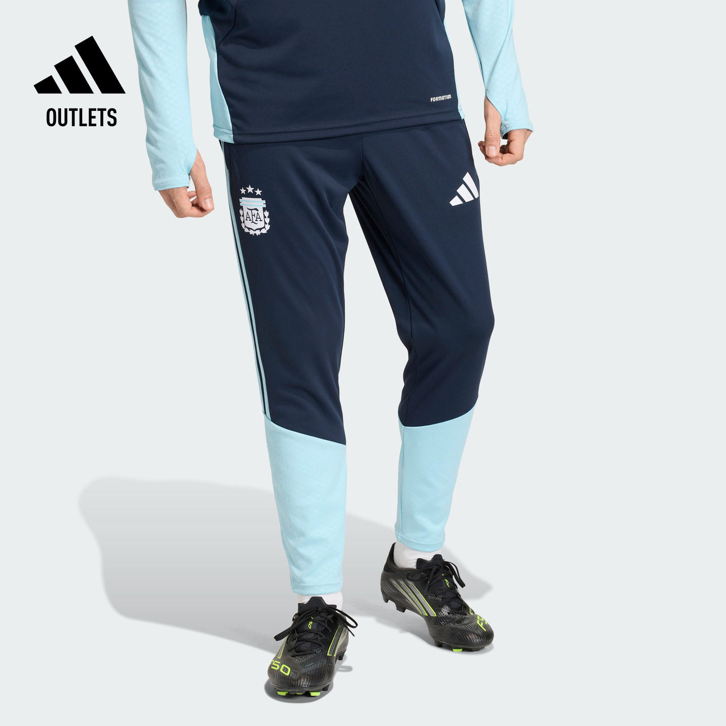 阿根廷队足球训练运动裤男装秋冬adidas阿迪达斯官方outlets